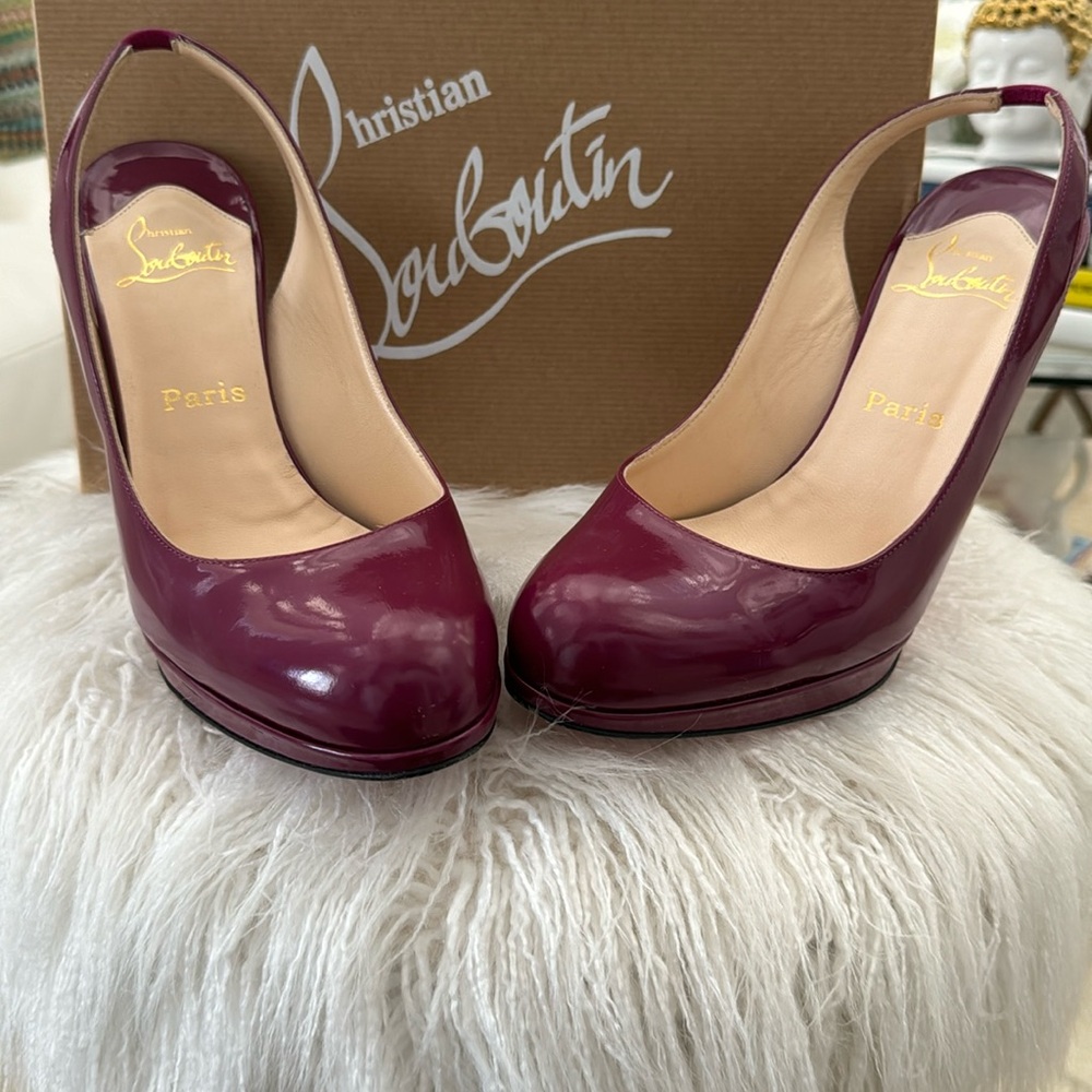 Christian Louboutin Closed Horatio Sling 120 Hot Pink